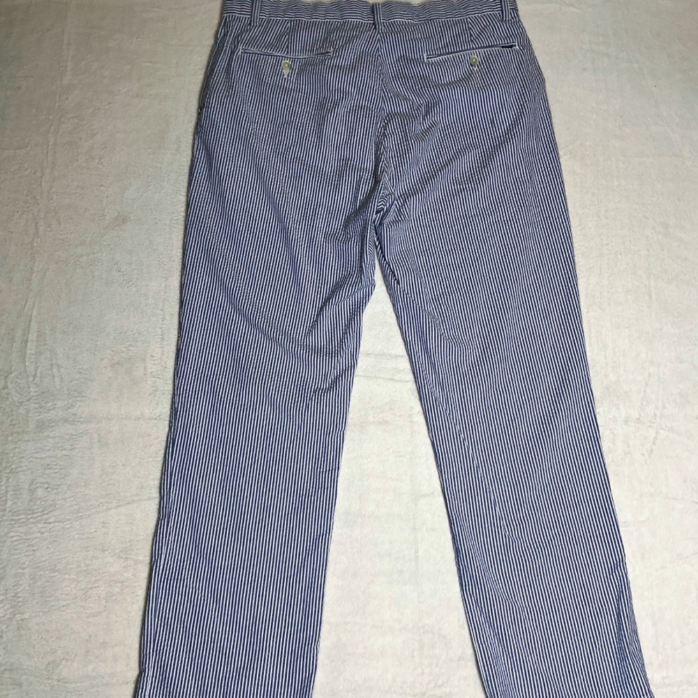 Polo Ralph Lauren Seersucker Striped Stretch Classic Fit Mens Chino Pants 35x31 - Picture 6 of 8